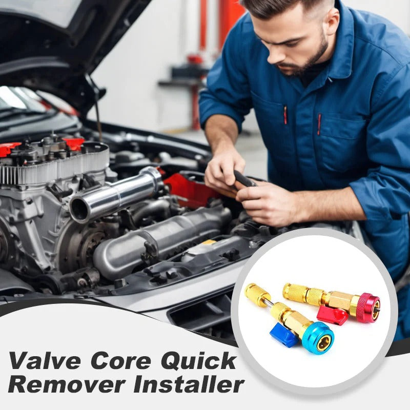 Professional AC Valve Core Remover & Installer Kit