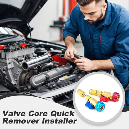 Professional AC Valve Core Remover & Installer Kit