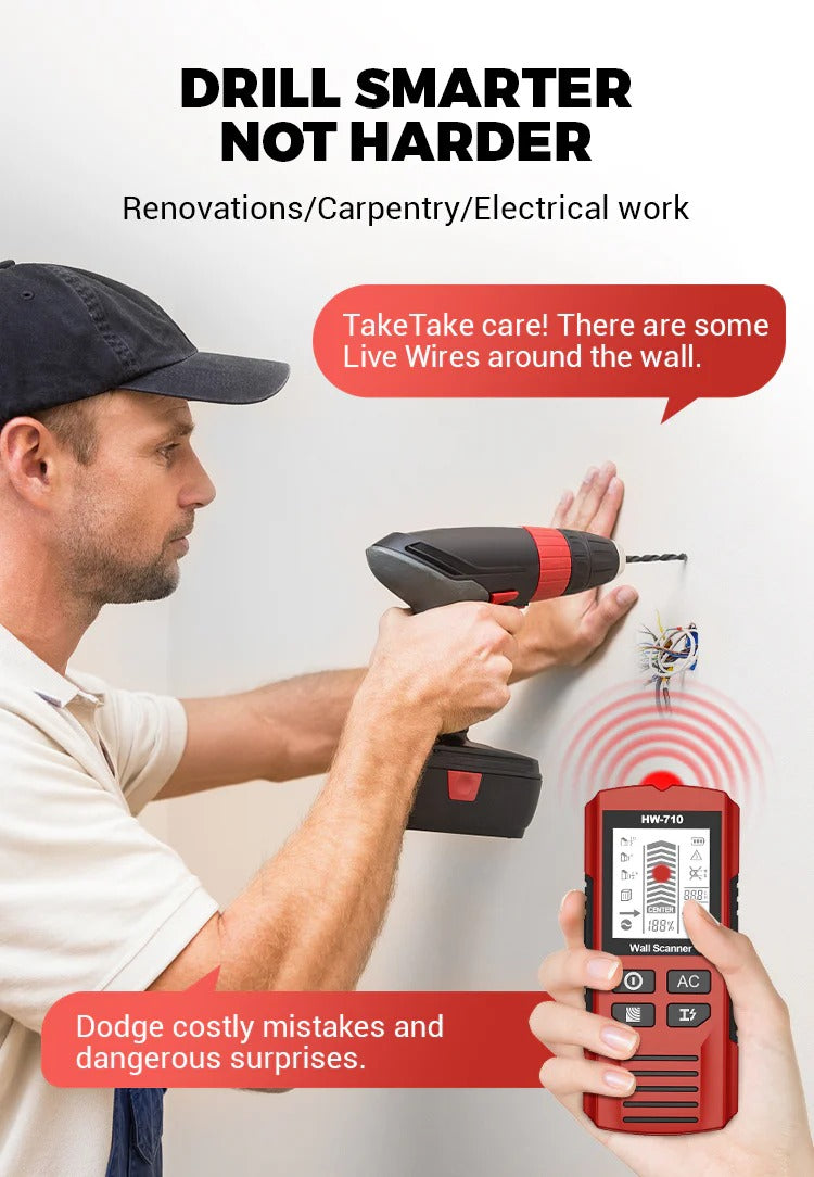 Multifunctional Handheld Metal & Wall Detector
