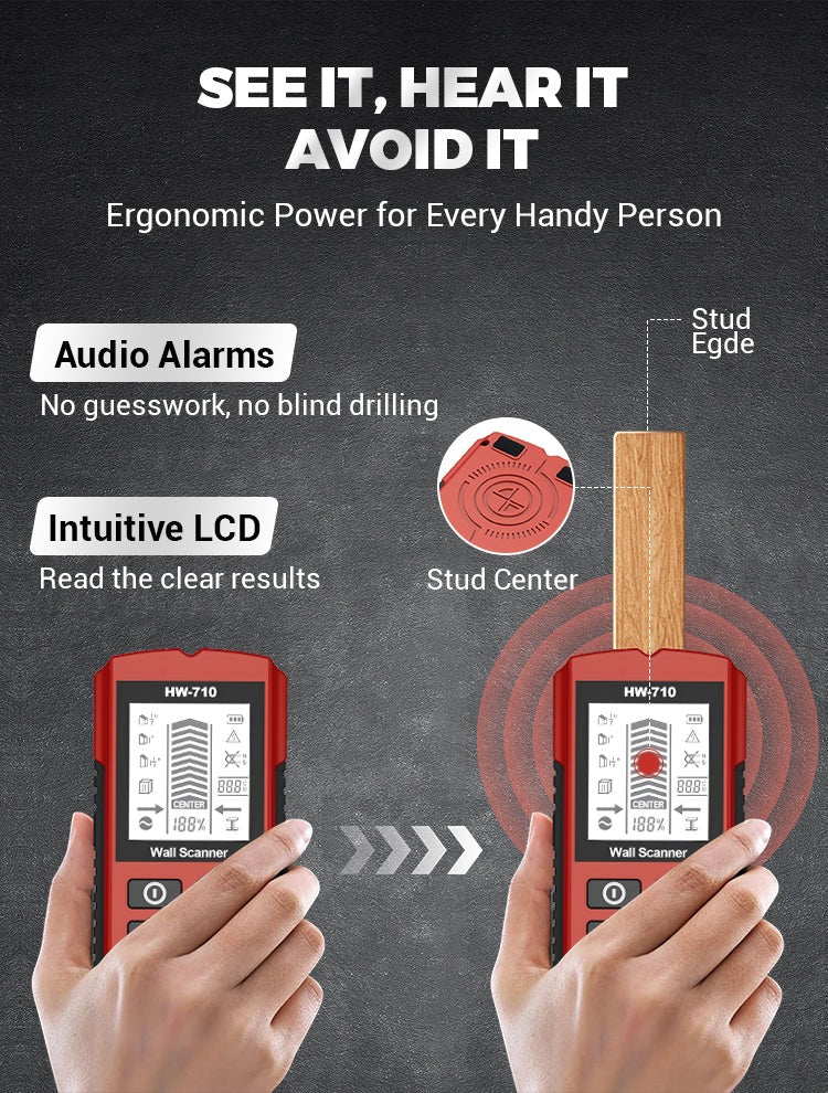 Multifunctional Handheld Metal & Wall Detector