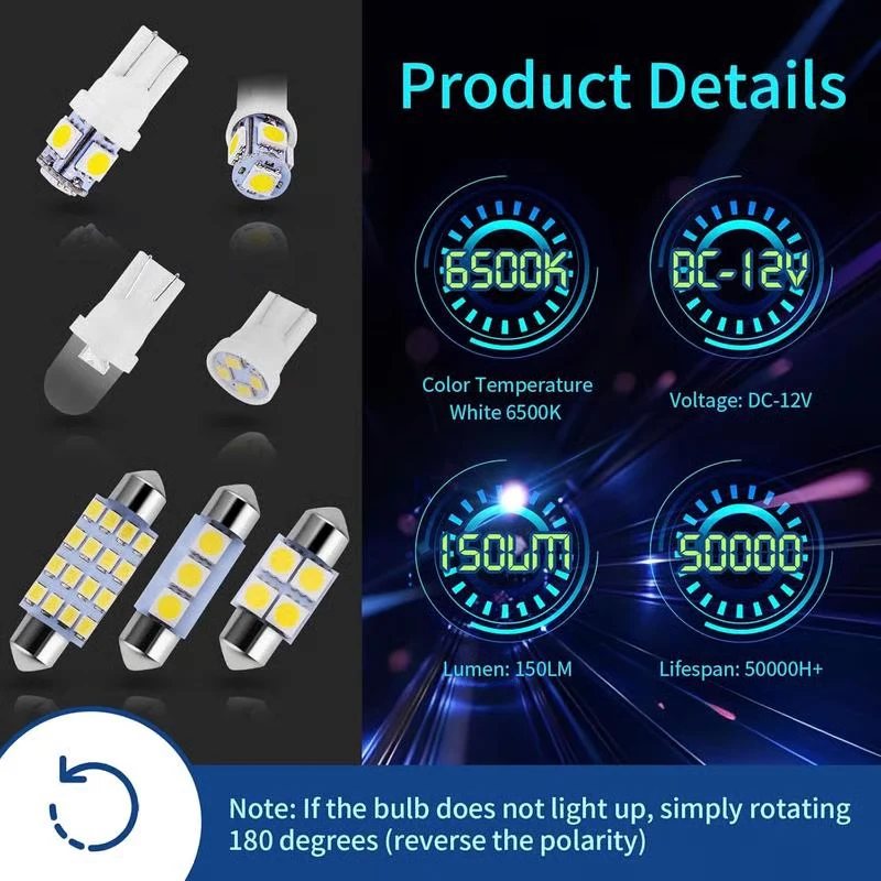 💡 42-Piece Super Bright LED Car Interior Lighting Set 🚗