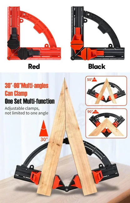 Multi-Angle Adjustable Corner Clamp for Woodworking