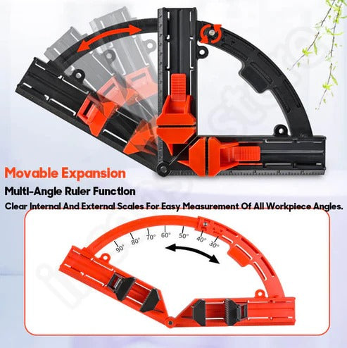 Multi-Angle Adjustable Corner Clamp for Woodworking