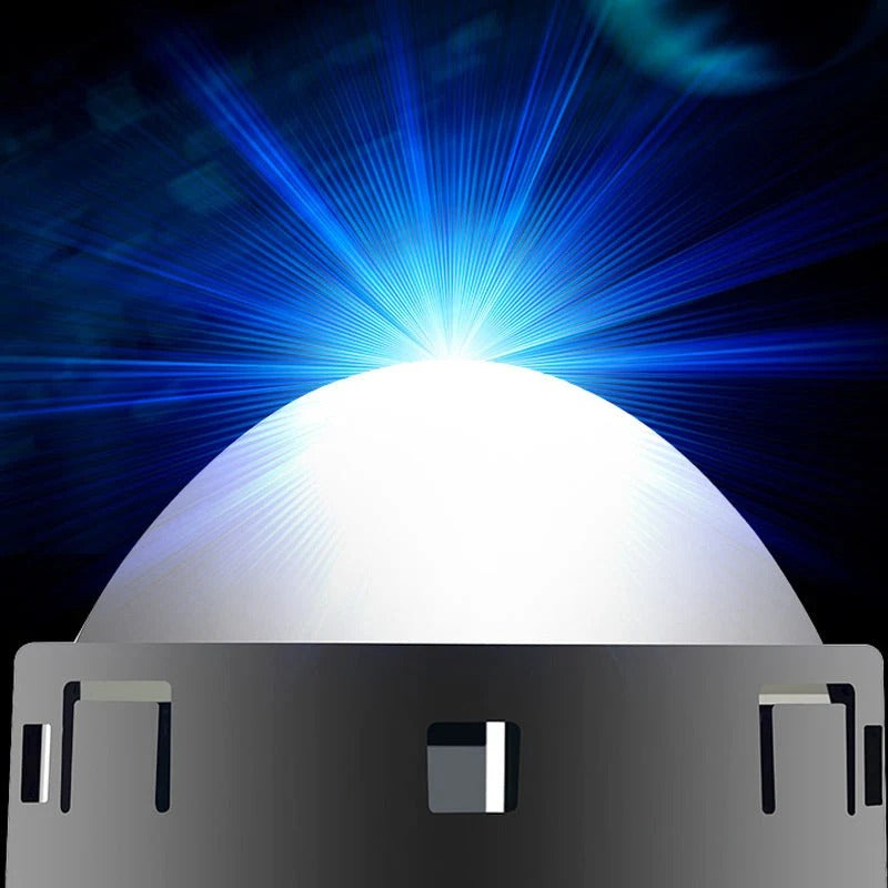 LED Dual-light Follower Lens Car Headlamps