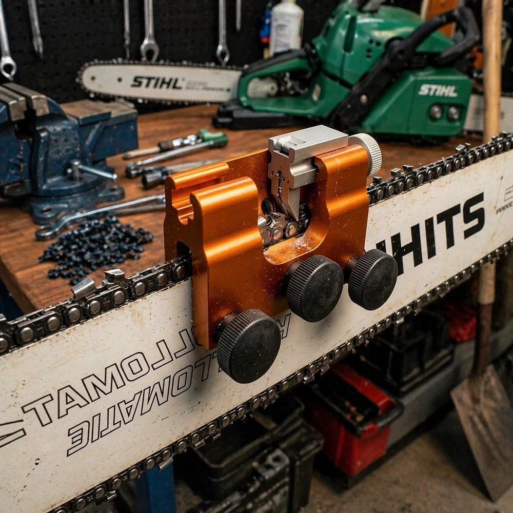 Professional Chainsaw Sharpener – Precision Chain Grinding Tool for Fast, Consistent Results