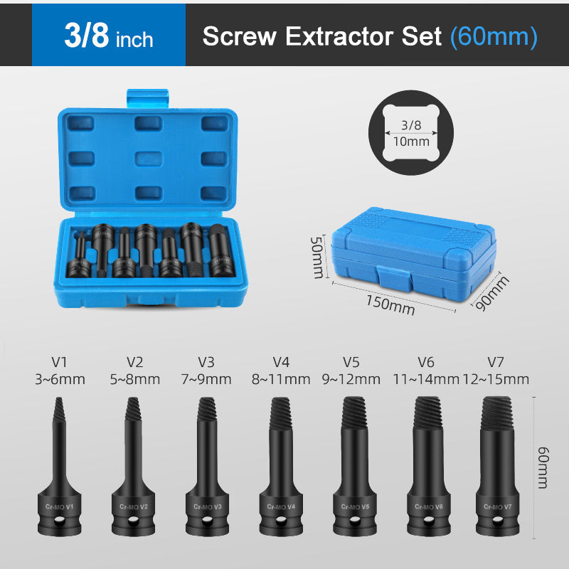 3/8 inch Screw Extractor Set