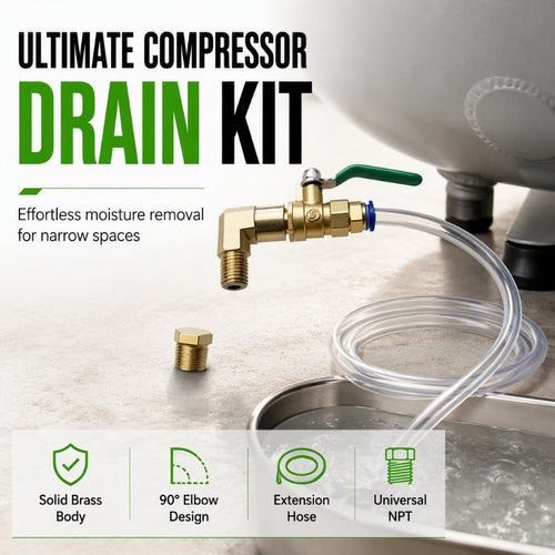 🎁2026 New Arrivals 50% OFF💥Universal Air Compressor Drain Valve Kit
