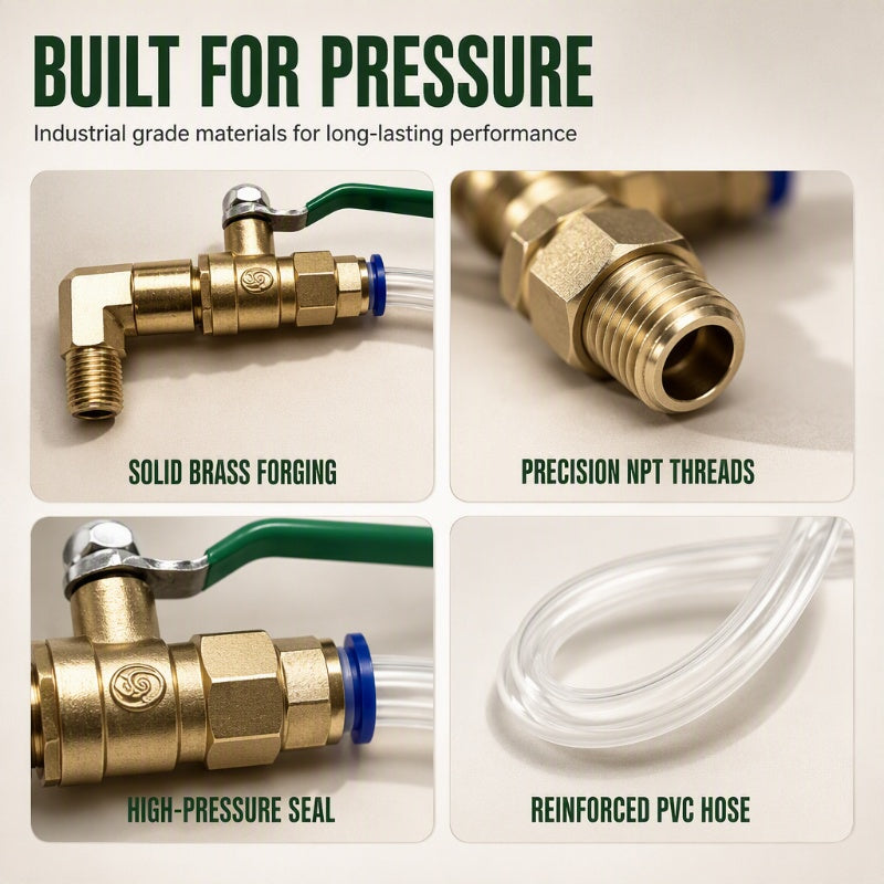 🎁2026 New Arrivals 50% OFF💥Universal Air Compressor Drain Valve Kit