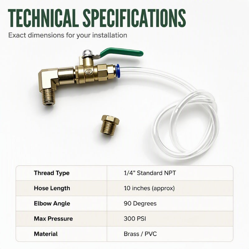 🎁2026 New Arrivals 50% OFF💥Universal Air Compressor Drain Valve Kit