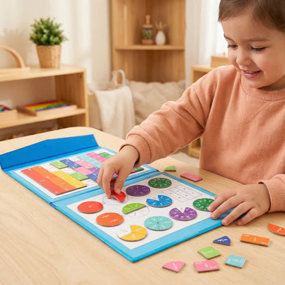 Montessori Kids Fraction Magnet Learning Toy